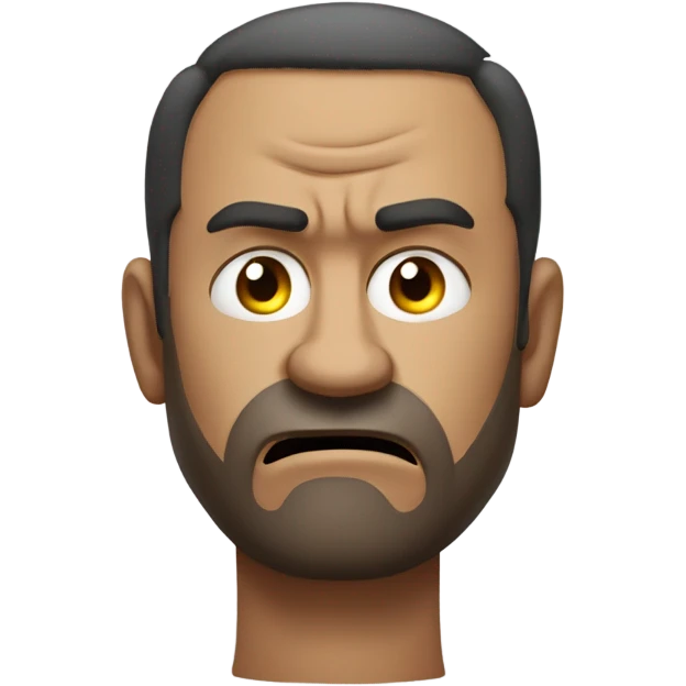 Angry man emoji