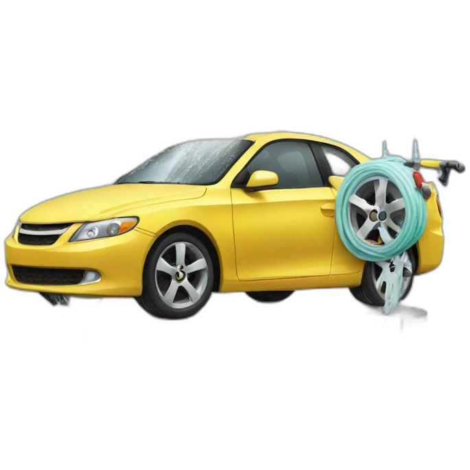 car washing a car emoji