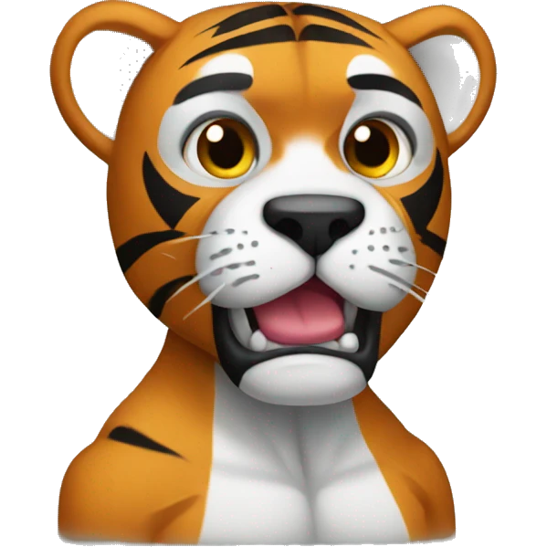 Tiger boxer  emoji