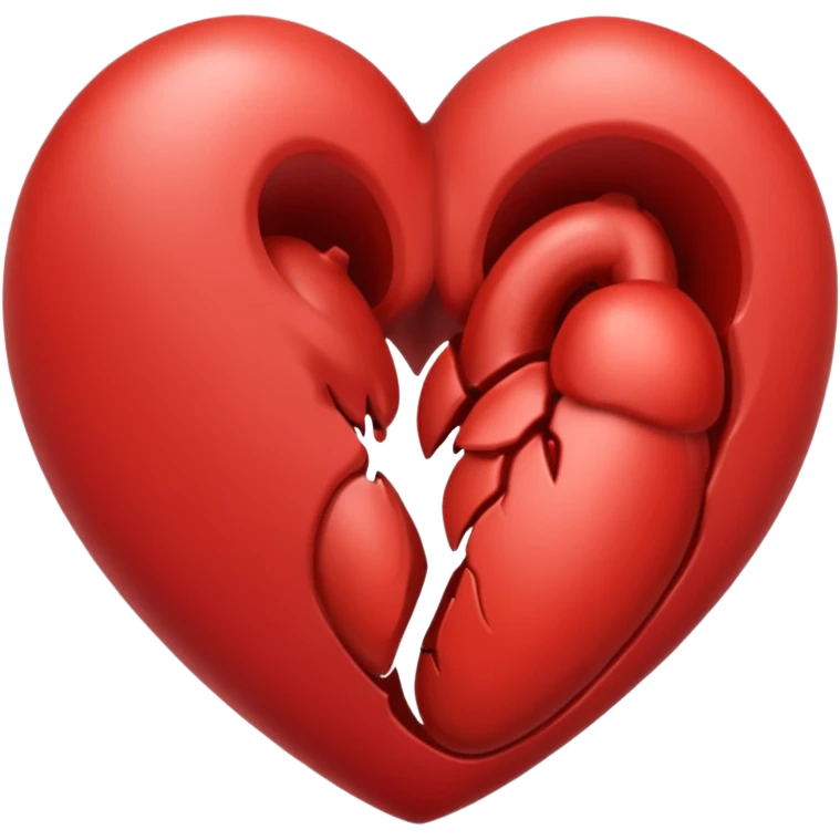 C est un coeur couper en deux emoji