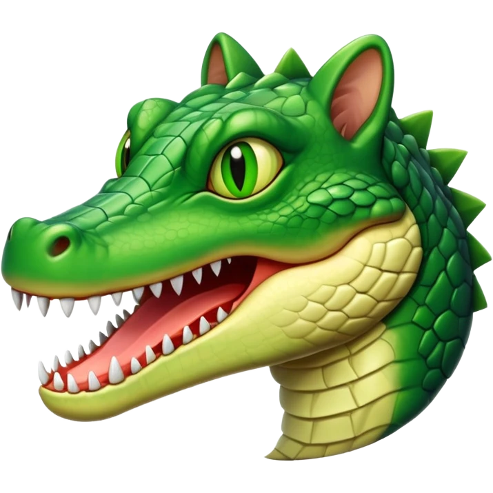 Кот крокодил emoji