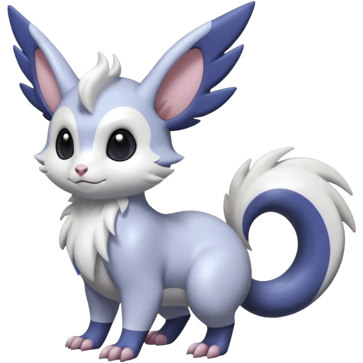 Shiny Furret-Absol-Noibat-Hybrid (Full body) emoji