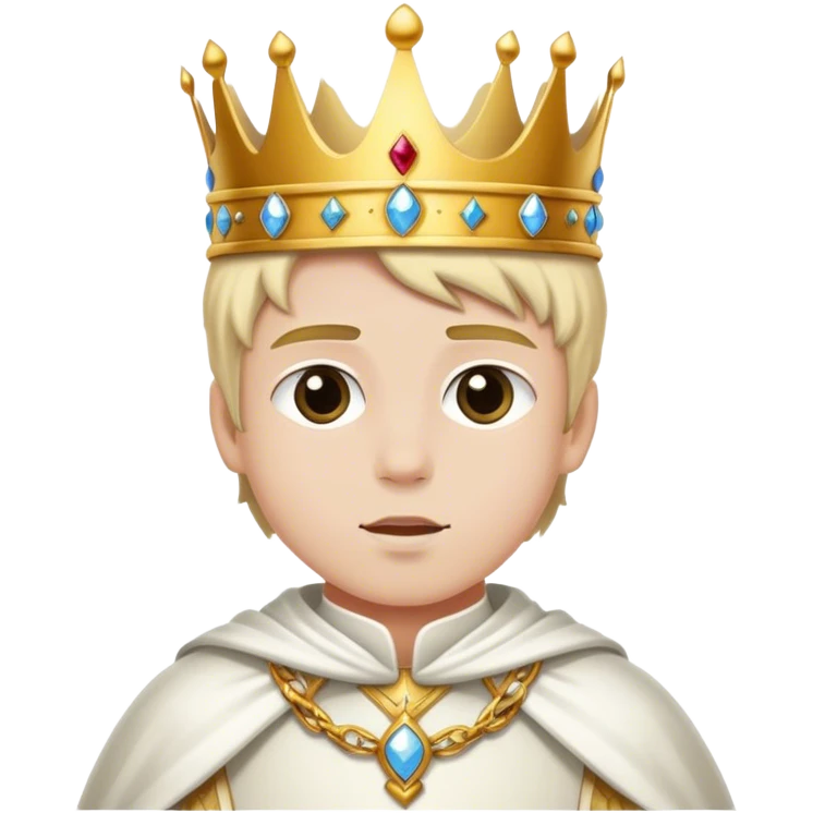White king boy emoji