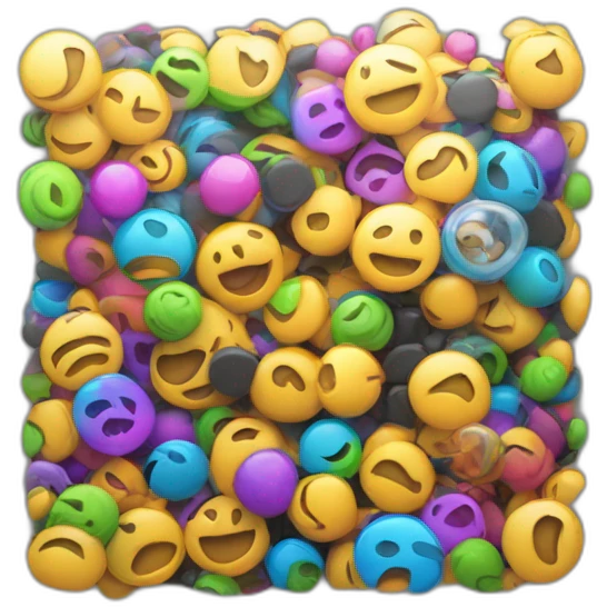 Instagram app logo señalando y negro ultra realista emoji