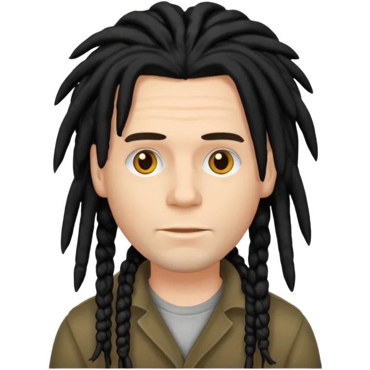 white man with black dreadlocks emoji