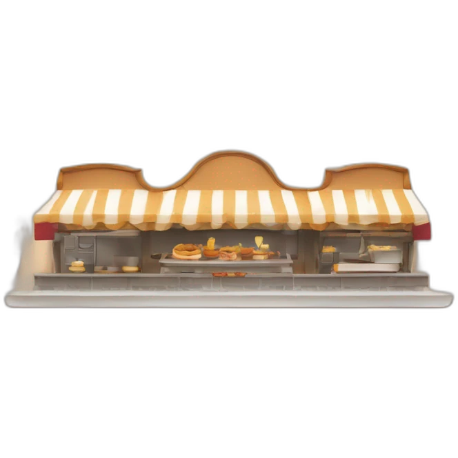 Restaurant de type rapide cafétéria  emoji