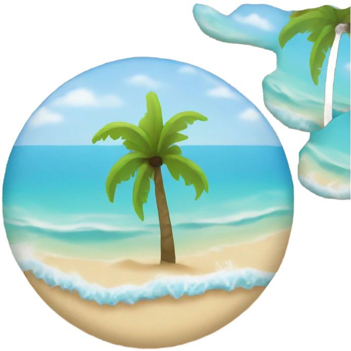 Beach emoji