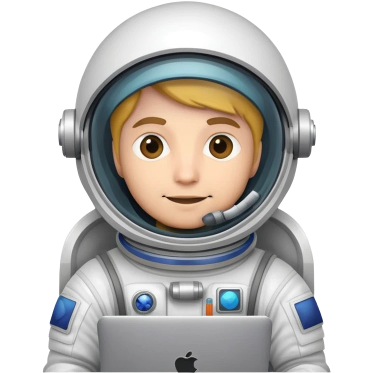 Computer engineer in space emoji