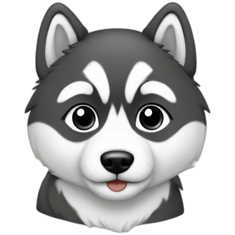 asian-boy-accompanied-by-pomsky-black-white emoji