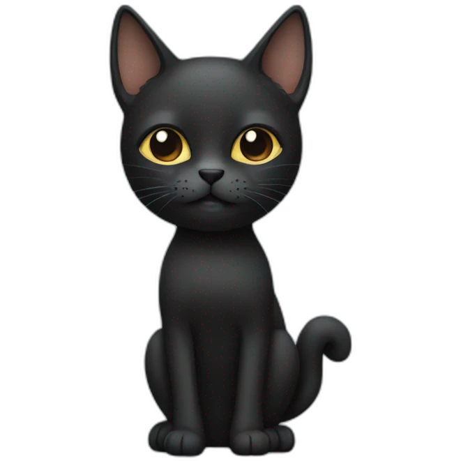 GATO NEGRO emoji