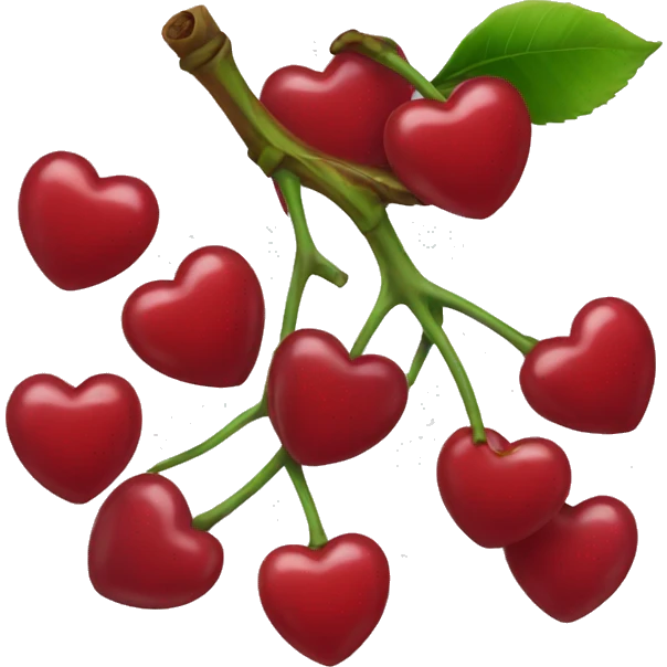 heart cherry  emoji