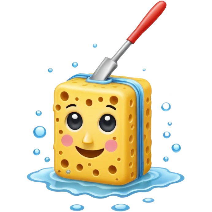 sponge cleaner emoji