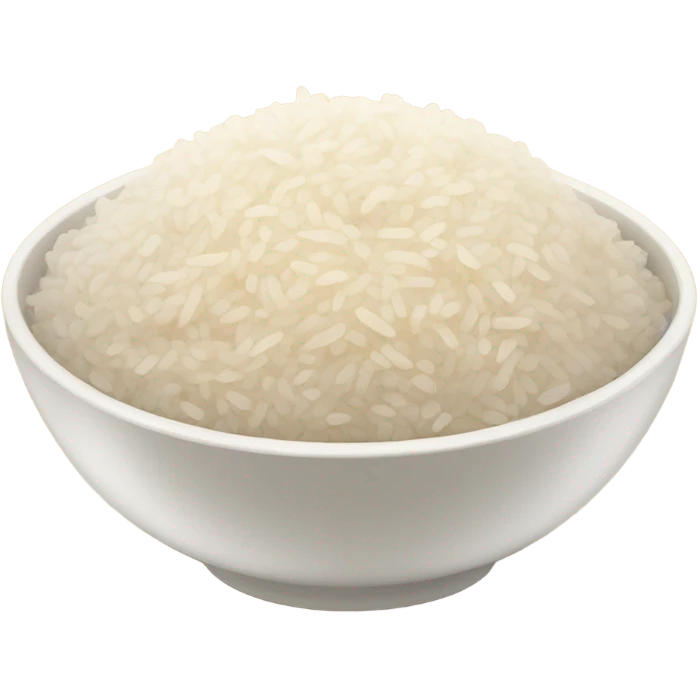 bowl of rice with chicken emoji