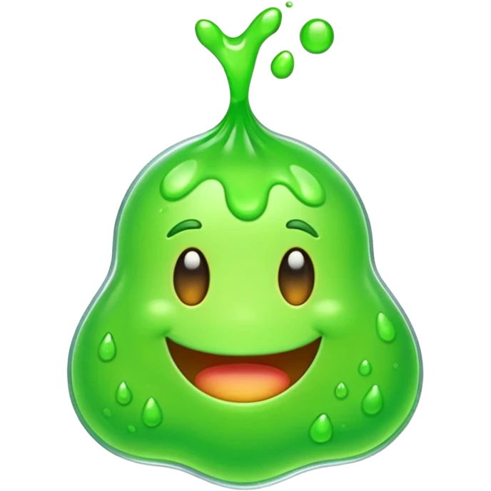 Slime emoji in a packet like in stores like regular onnea but just as emoji emoji