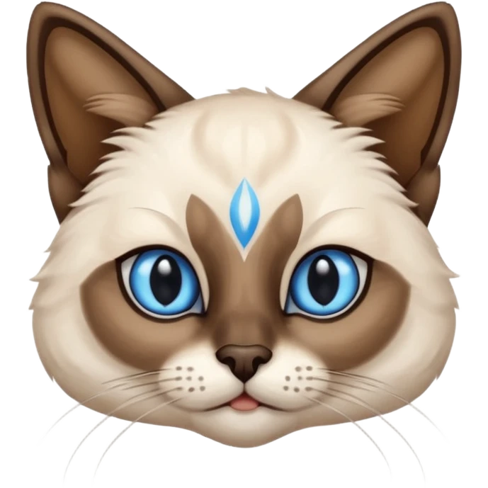 Can you generate a Siamese cat emoji emoji