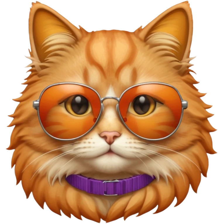 Cat wearing sunglasses emoji