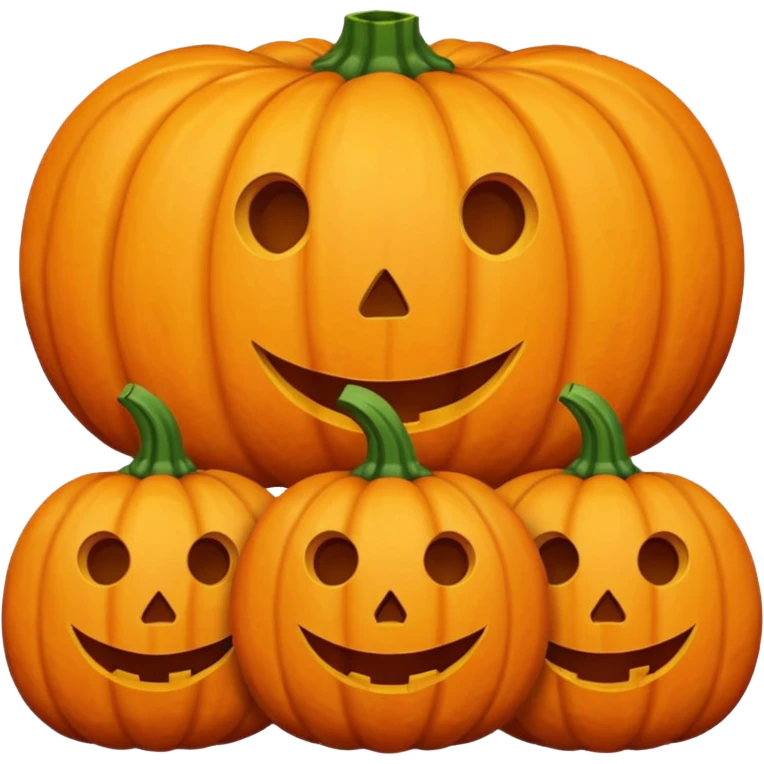pumpkin without face emoji