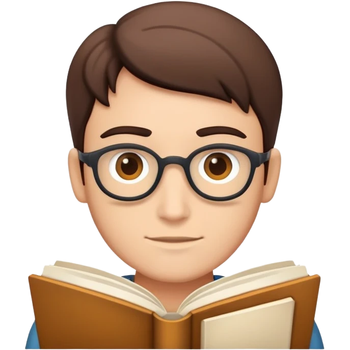 storyteller person with a book emoji