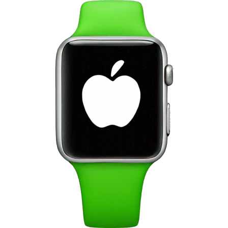 Green Apple Watch  emoji