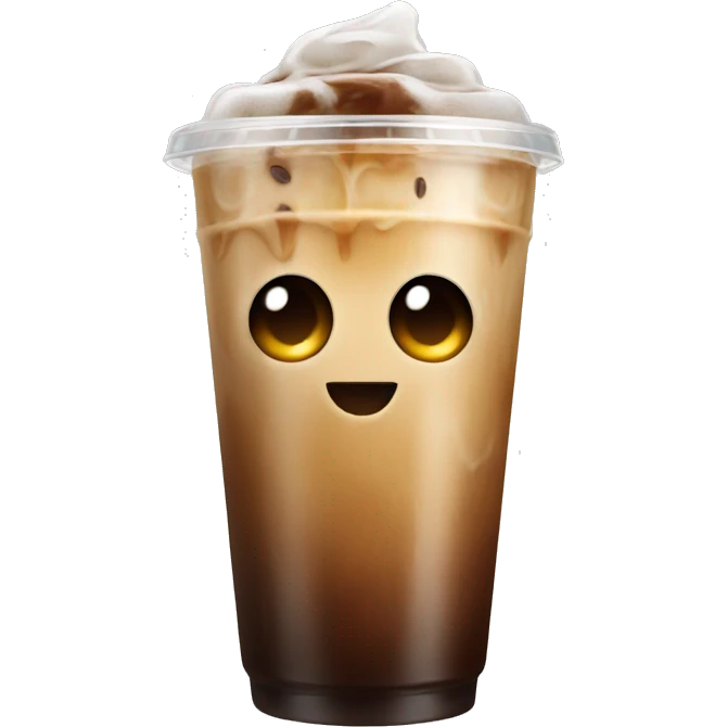 Iced coffee  emoji