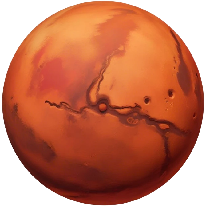 mars planet emoji