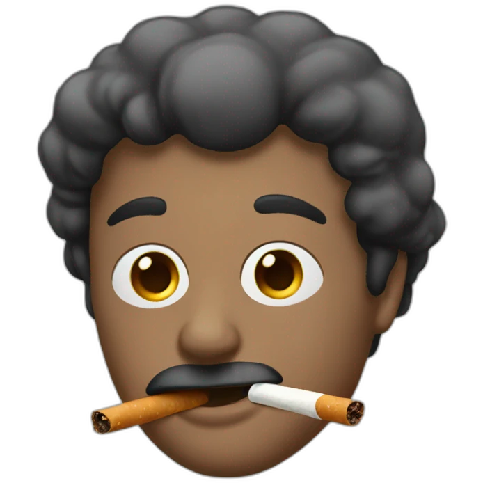 damianluck smokes joint emoji