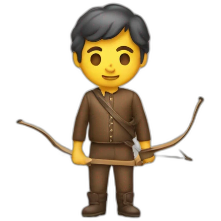 bow man emoji