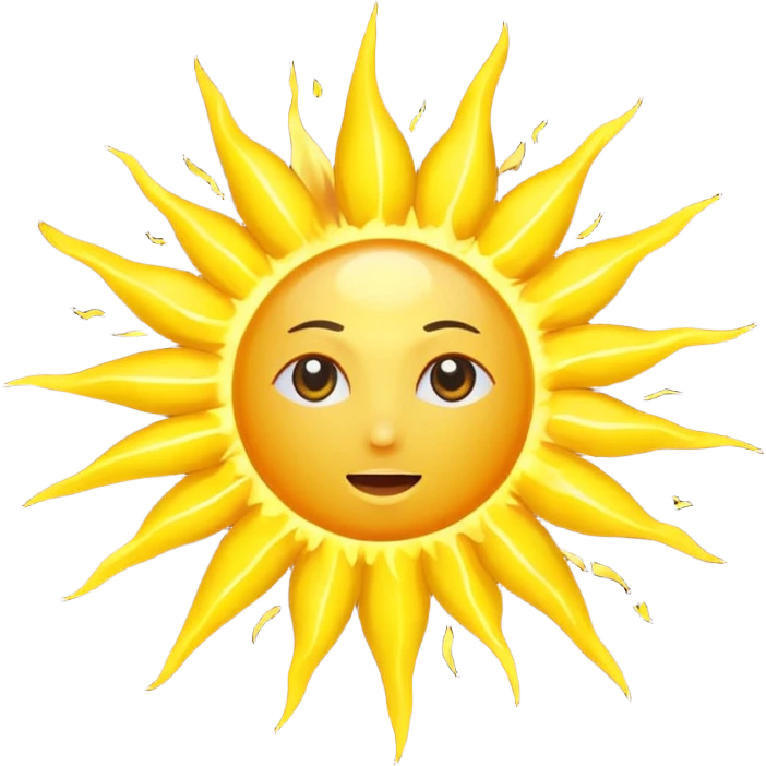from earth point of view sun blowing  emoji