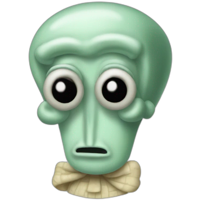 Squidward from Bob Squarepants emoji