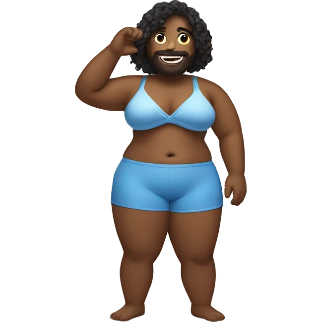 Beach body emoji