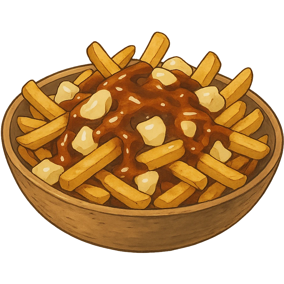ghibli style poutine emoji