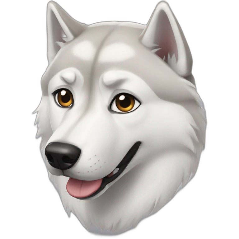 syberian husky emoji