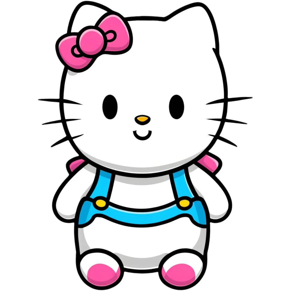 Mad hello kitty  emoji