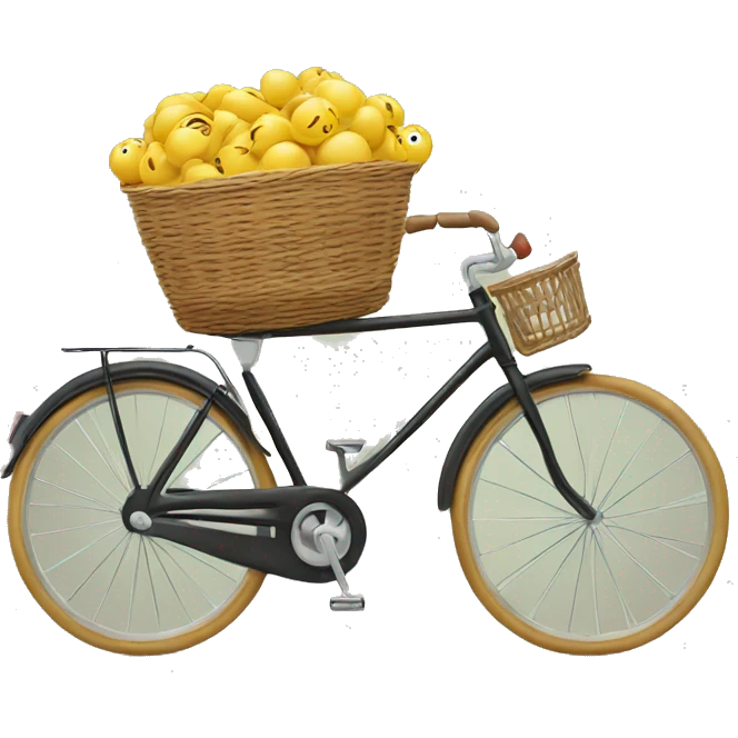 Bycykel with basket emoji