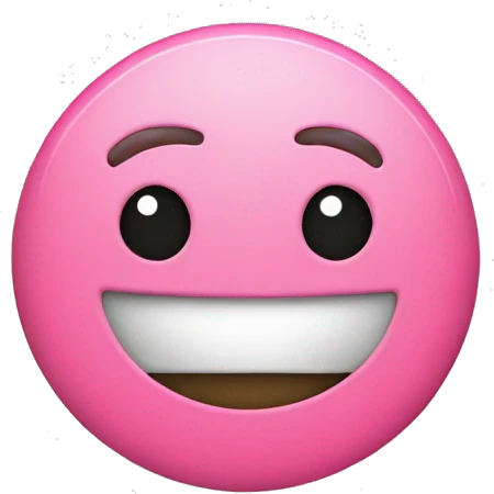 brigh pink circle emoji