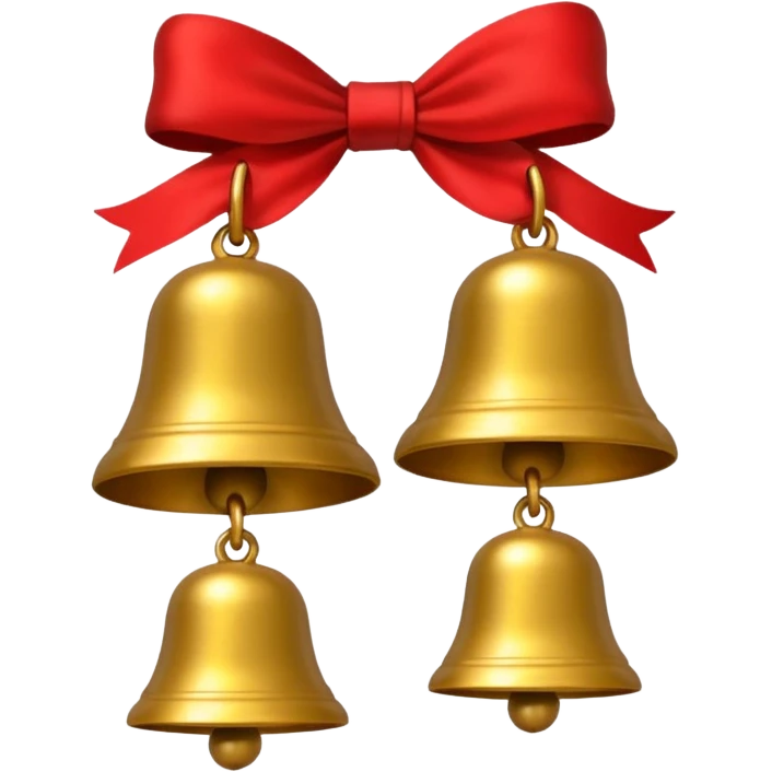 Ghunghroo bells on feet red and gold small  emoji