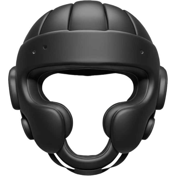 MMA headgear object icon, protective sparring helmet, padded texture, 3D cartoon, mobile game icon style, centered, clean background, no text, no watermark emoji