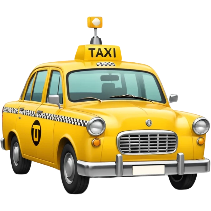 taxi 70s emoji