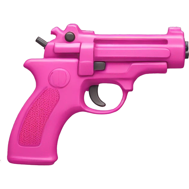 Pink gun emoji