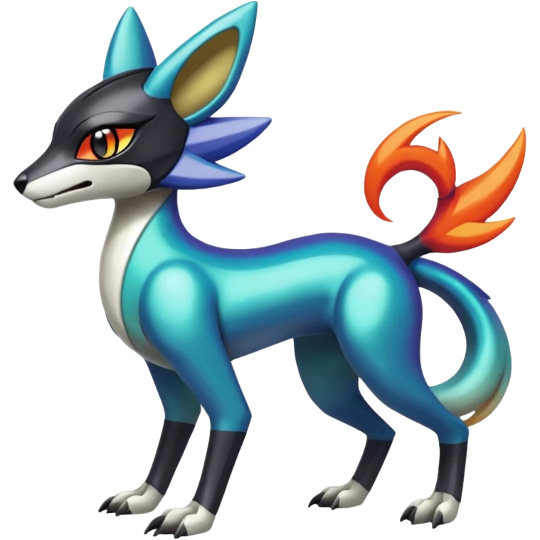 Meloetta-Vernid-Protogen-Sergal-Pokémon-Fakémon-fusion-hybrid-creature emoji