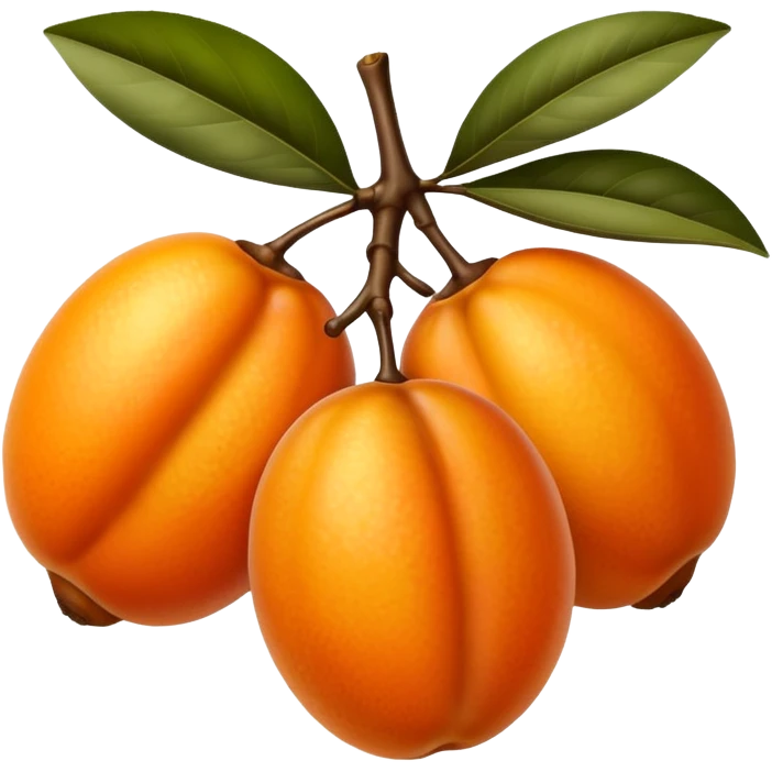 Loquat emoji emoji