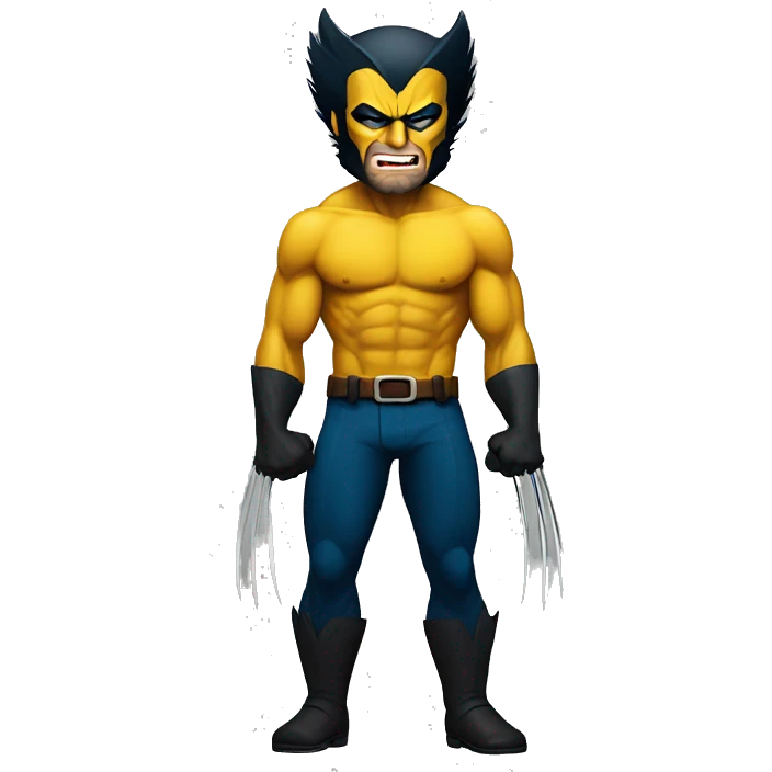 full body wolverine emoji
