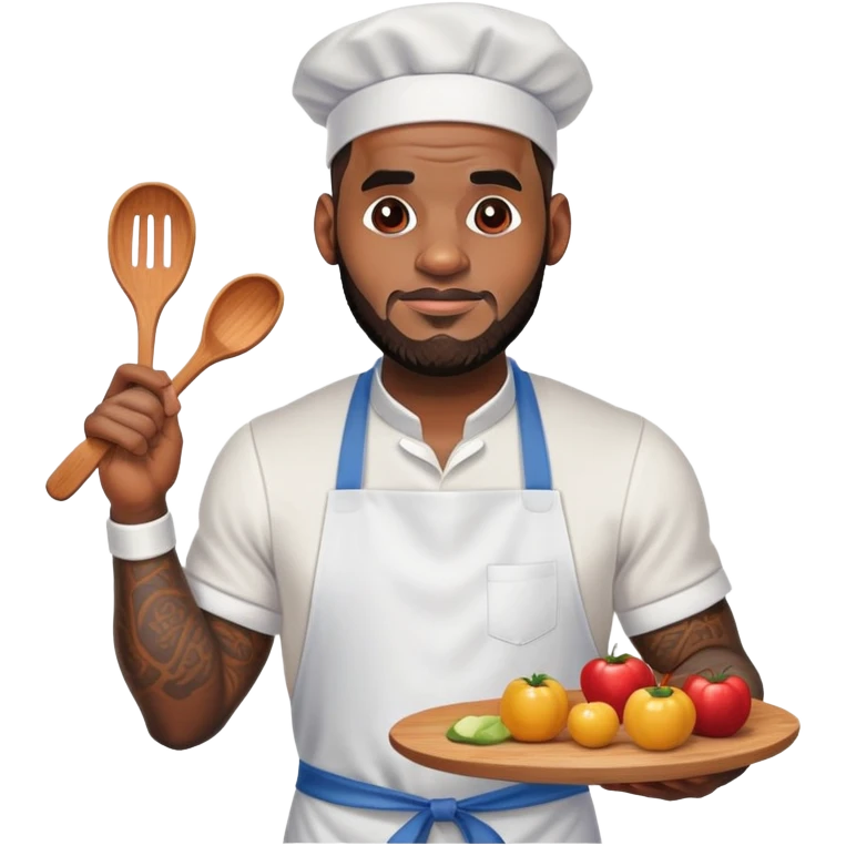 LeBron James cooking emoji