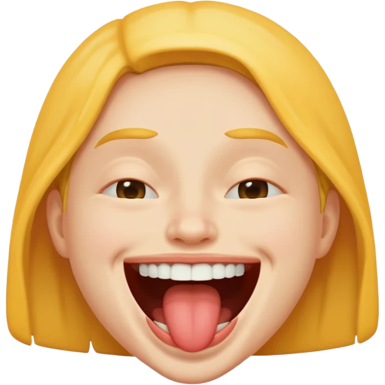 giggling with mouth covered emoji