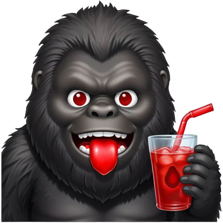 make me a big foot black buy eating kool aid emoji