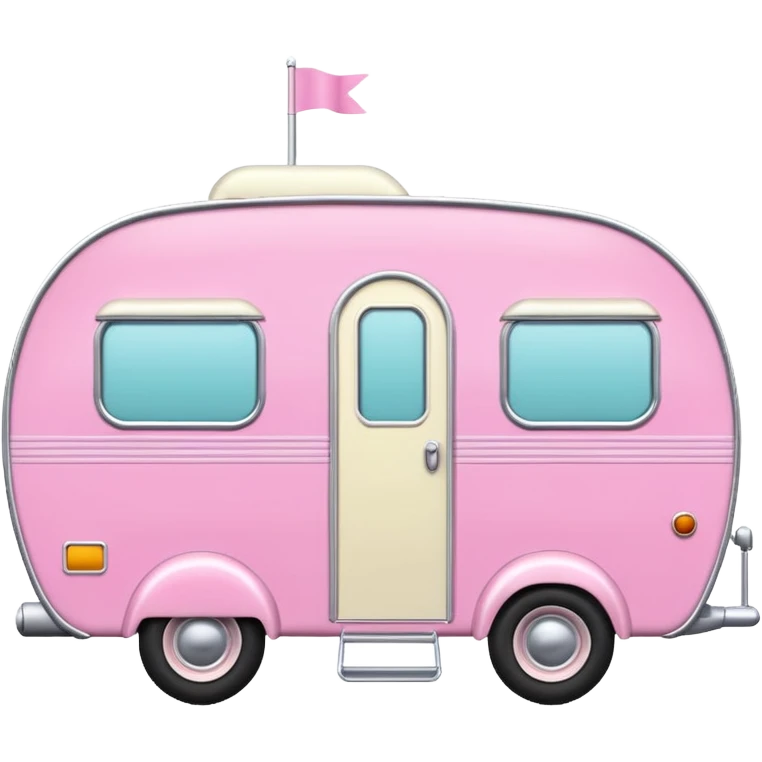 pink caravan emoji