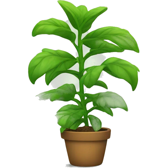 Plant doing taxes emoji