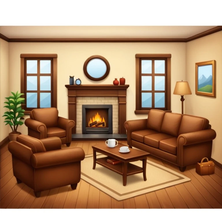 great cozy shared house emoji
