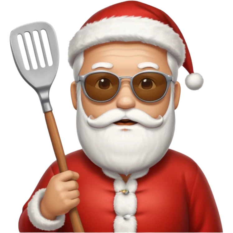 Santa BBQ emoji