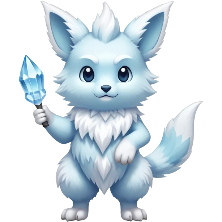 Ice type Fakémon-creature (full body) emoji
